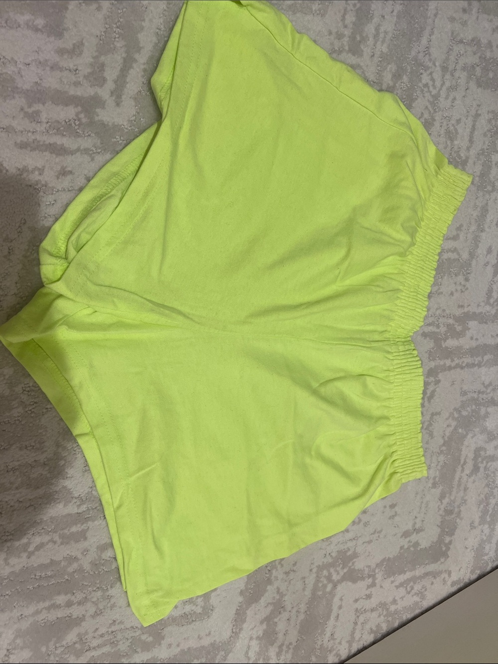 Neon Yellow Athletic Shorts